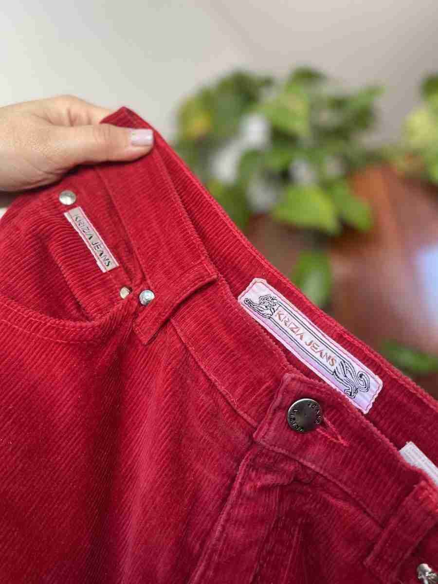6DA1772E-3D23-4BD9-A27F-5392146F4577 Pantalone in velluto Krizia