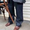 A7894DE8-60B2-4035-BD81-9E616739B2D2 Pantalone gessato vita alta