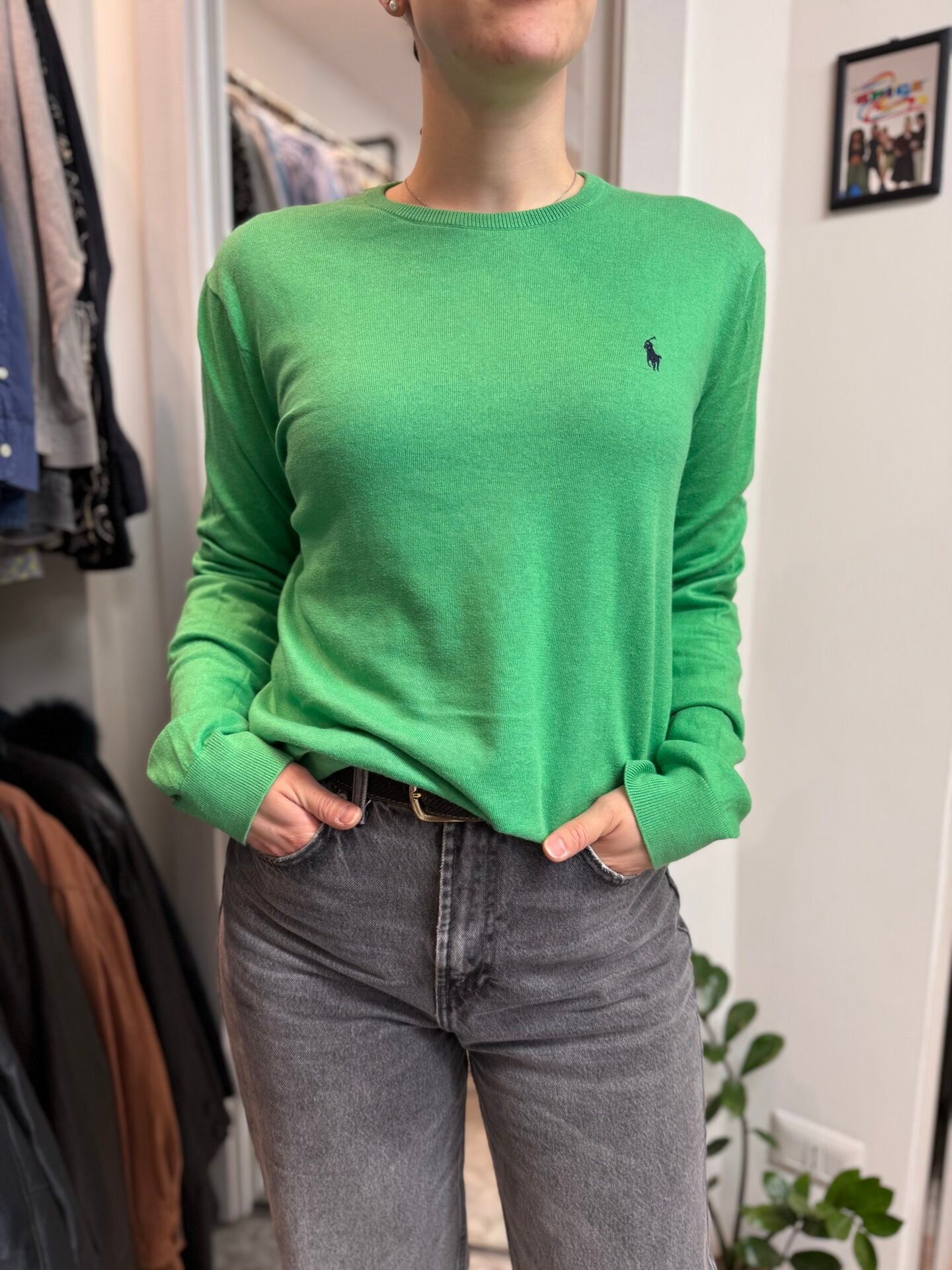 Maglione Verde Ralph Lauren