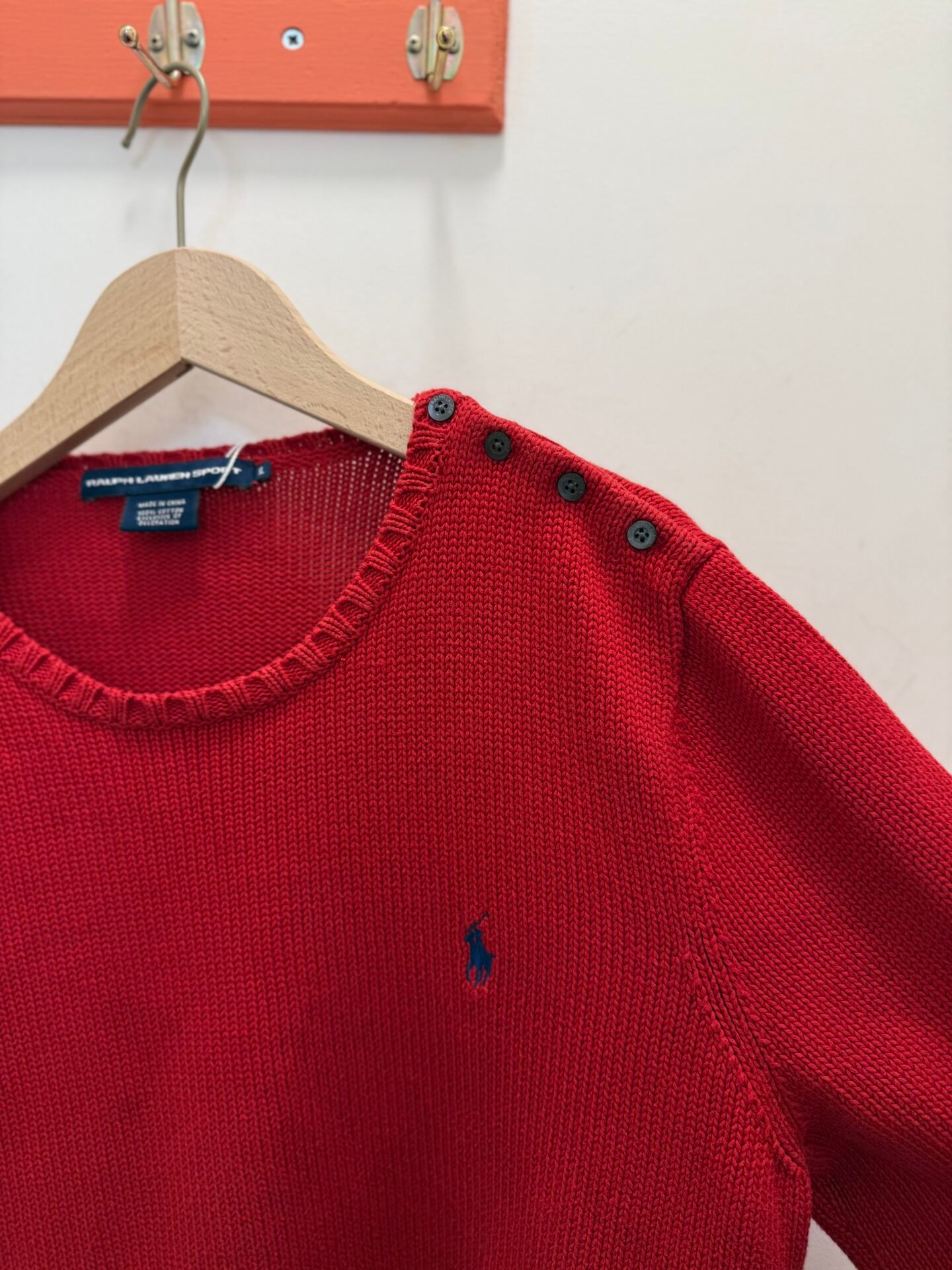 Maglione Rosso Ralph Lauren