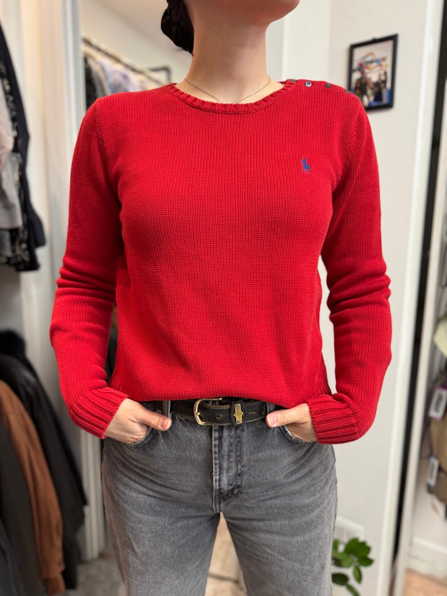 Maglione Rosso Ralph Lauren