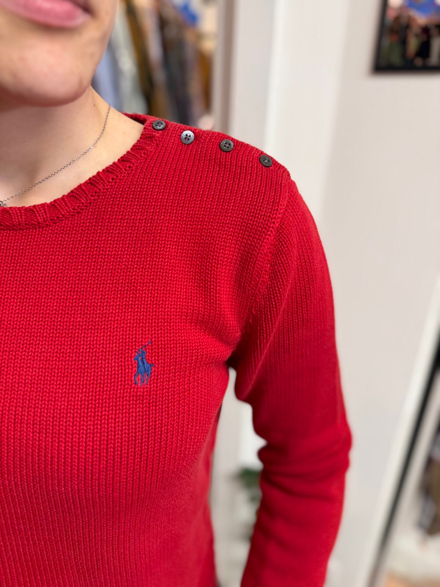 Maglione Rosso Ralph Lauren