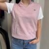 Gilet Rosa Lacoste
