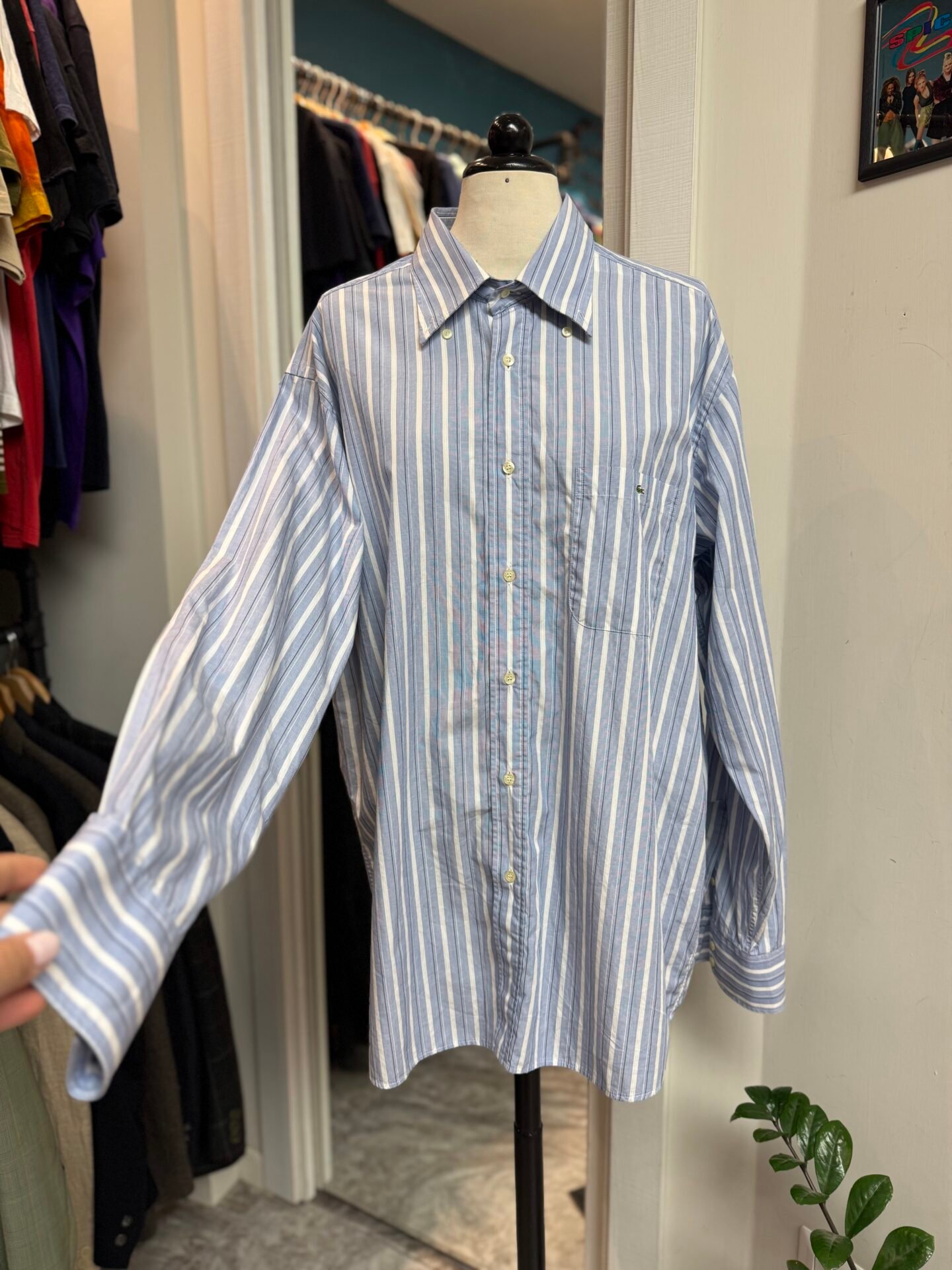 Camicia Lacoste righe