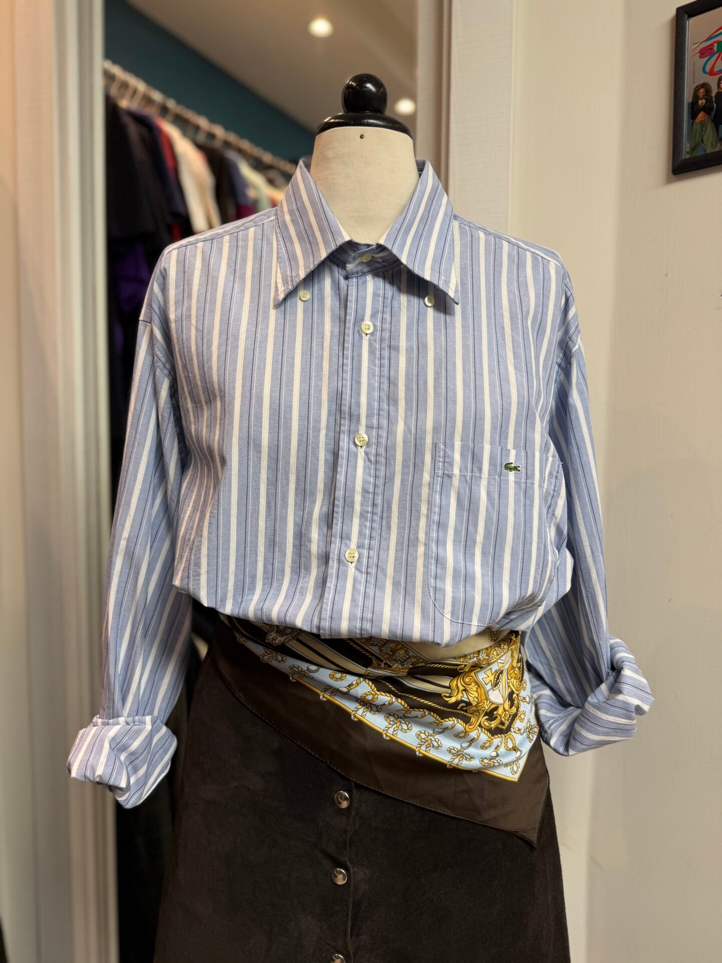 Camicia Lacoste righe