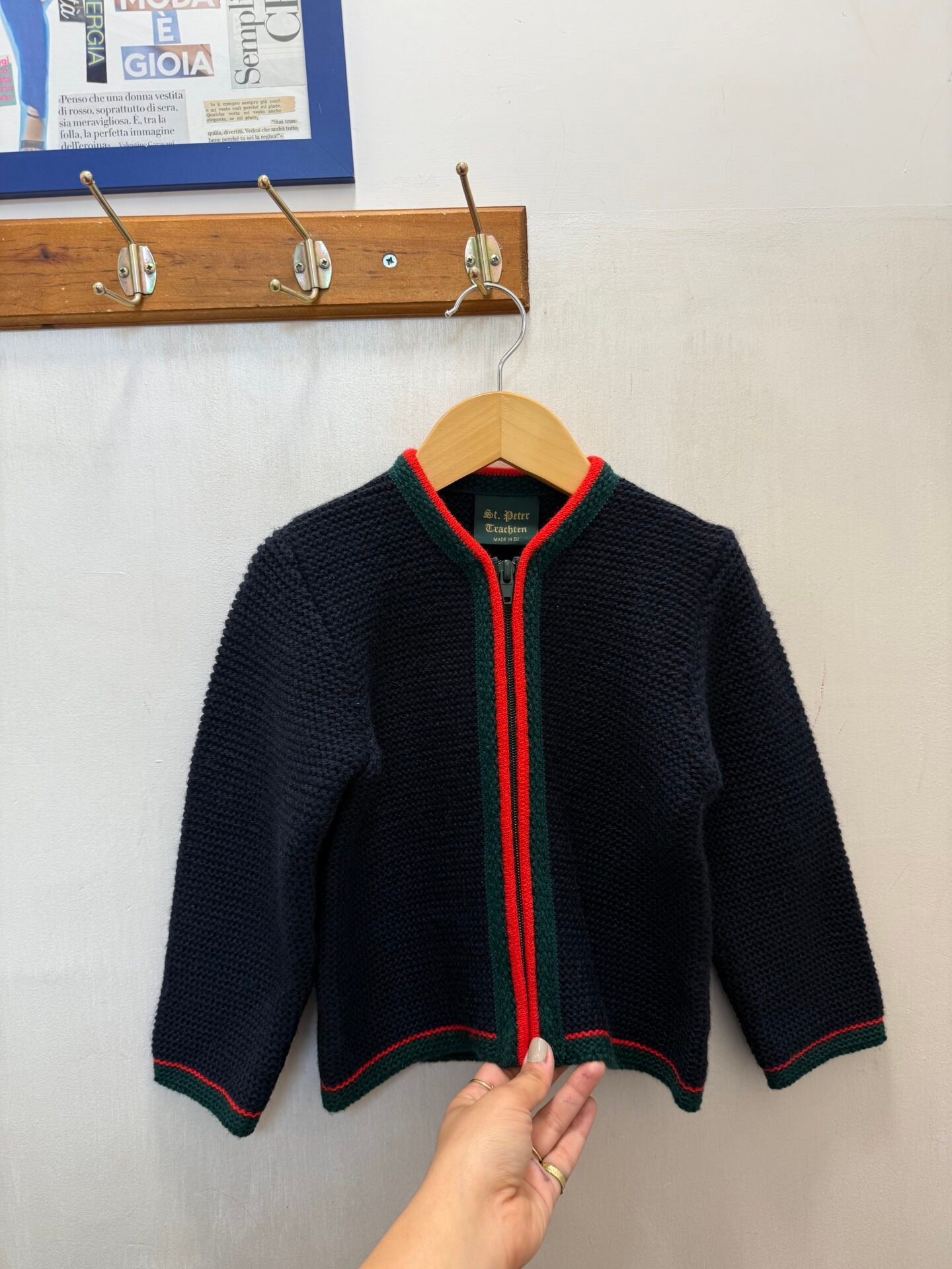 Cardigan blu 3/4 anni