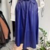 Gonna in pelle blu
