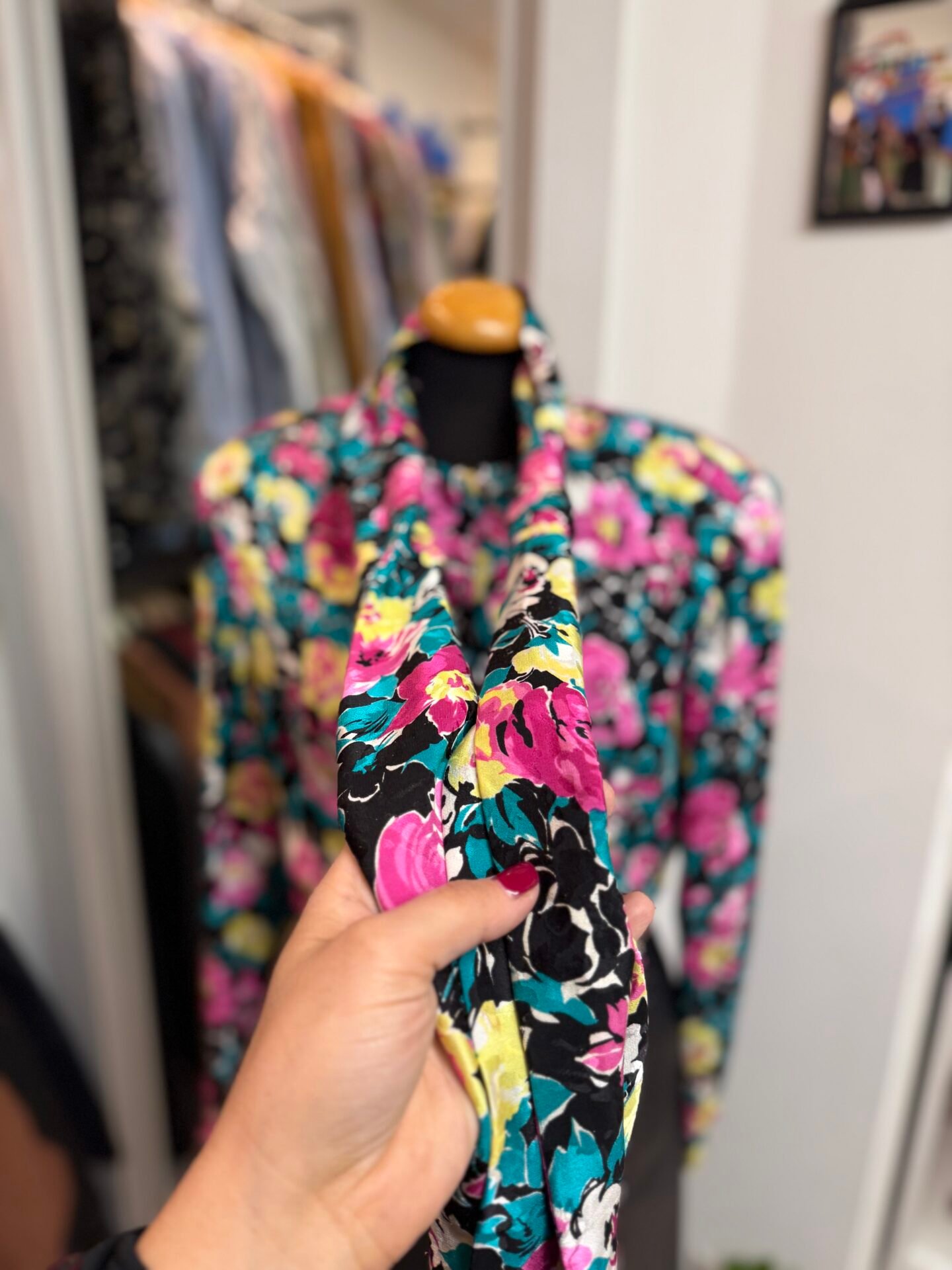 Camicia floreale in seta