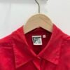 Camicia rossa in seta L/XL