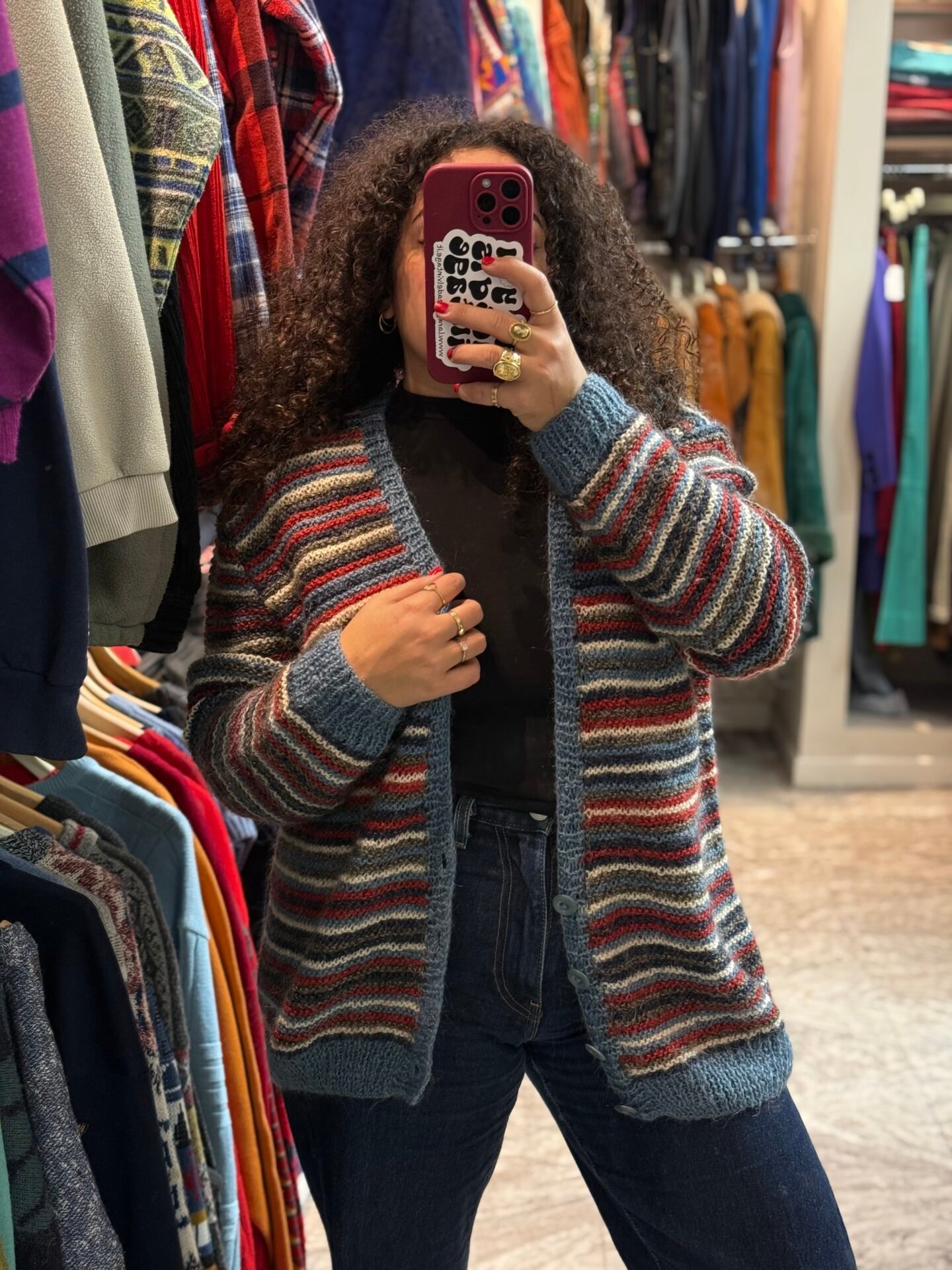 IMG_0811 Cardigan a righe