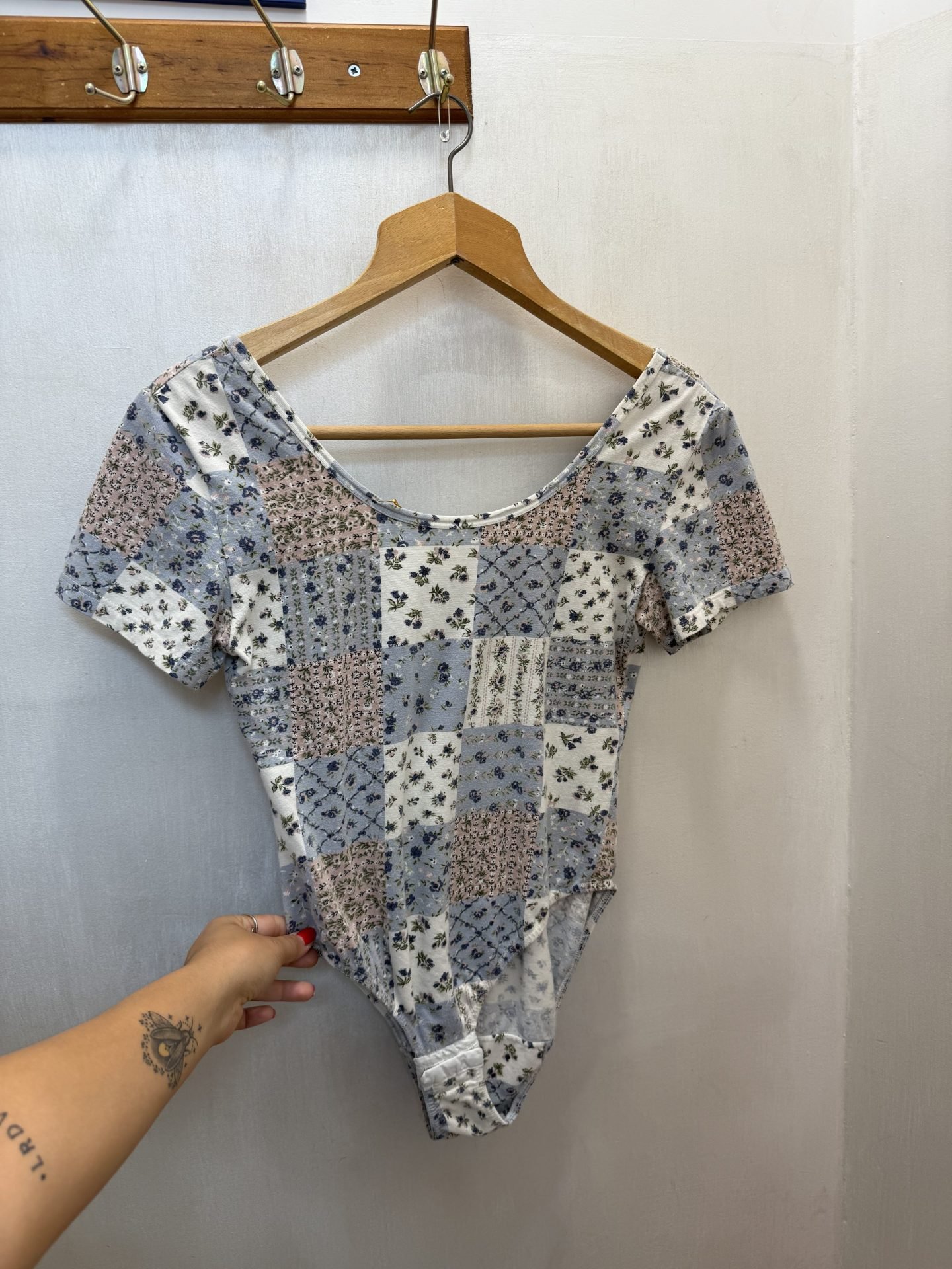 Body floreale patchwork