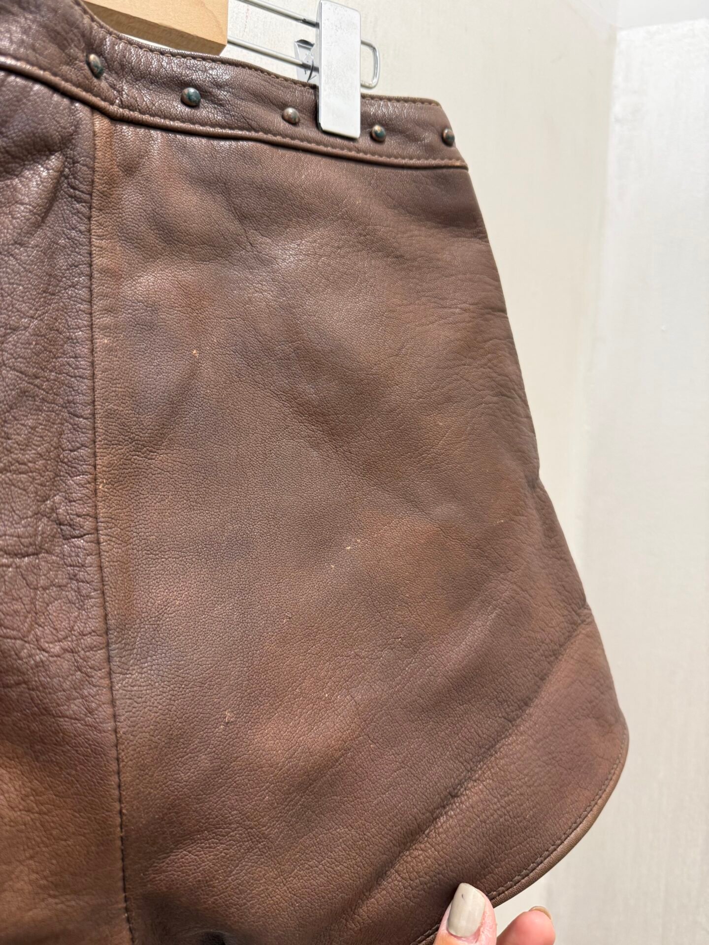 Bermuda pelle 6/7 anni