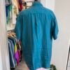 Camicia in seta ottanio