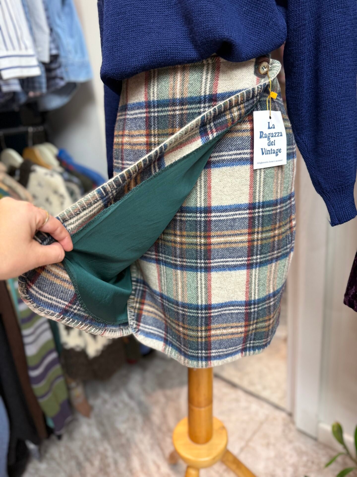 Gonna tartan a portafoglio