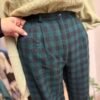 Pantalone tartan verde