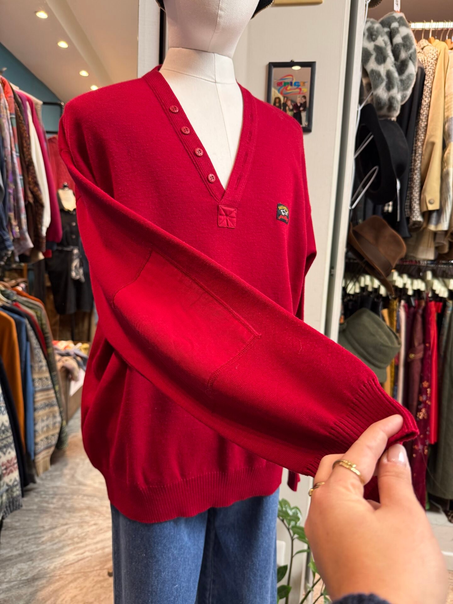 Maglione Paul & Shark rosso XXL