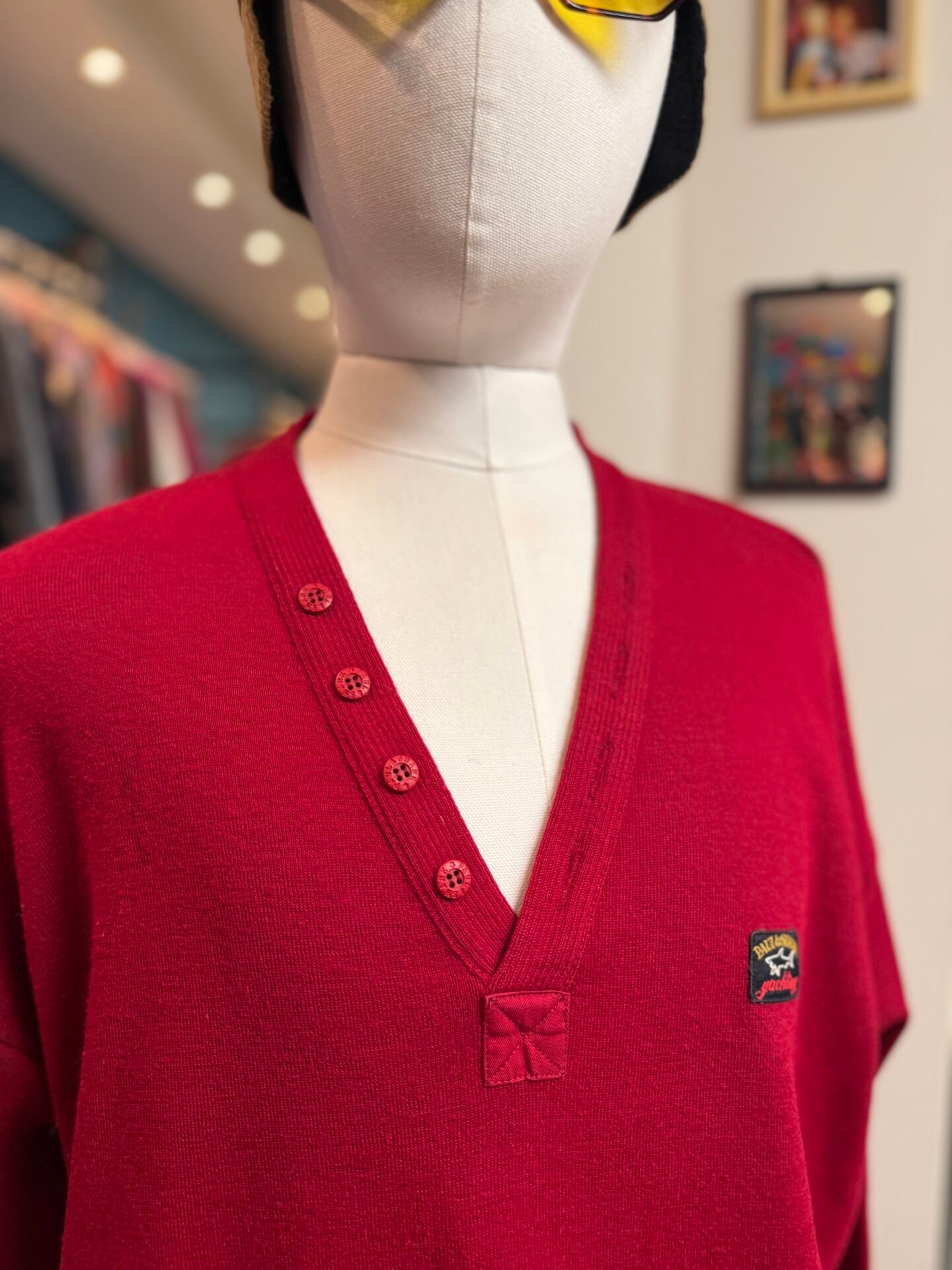 Maglione Paul & Shark rosso XXL