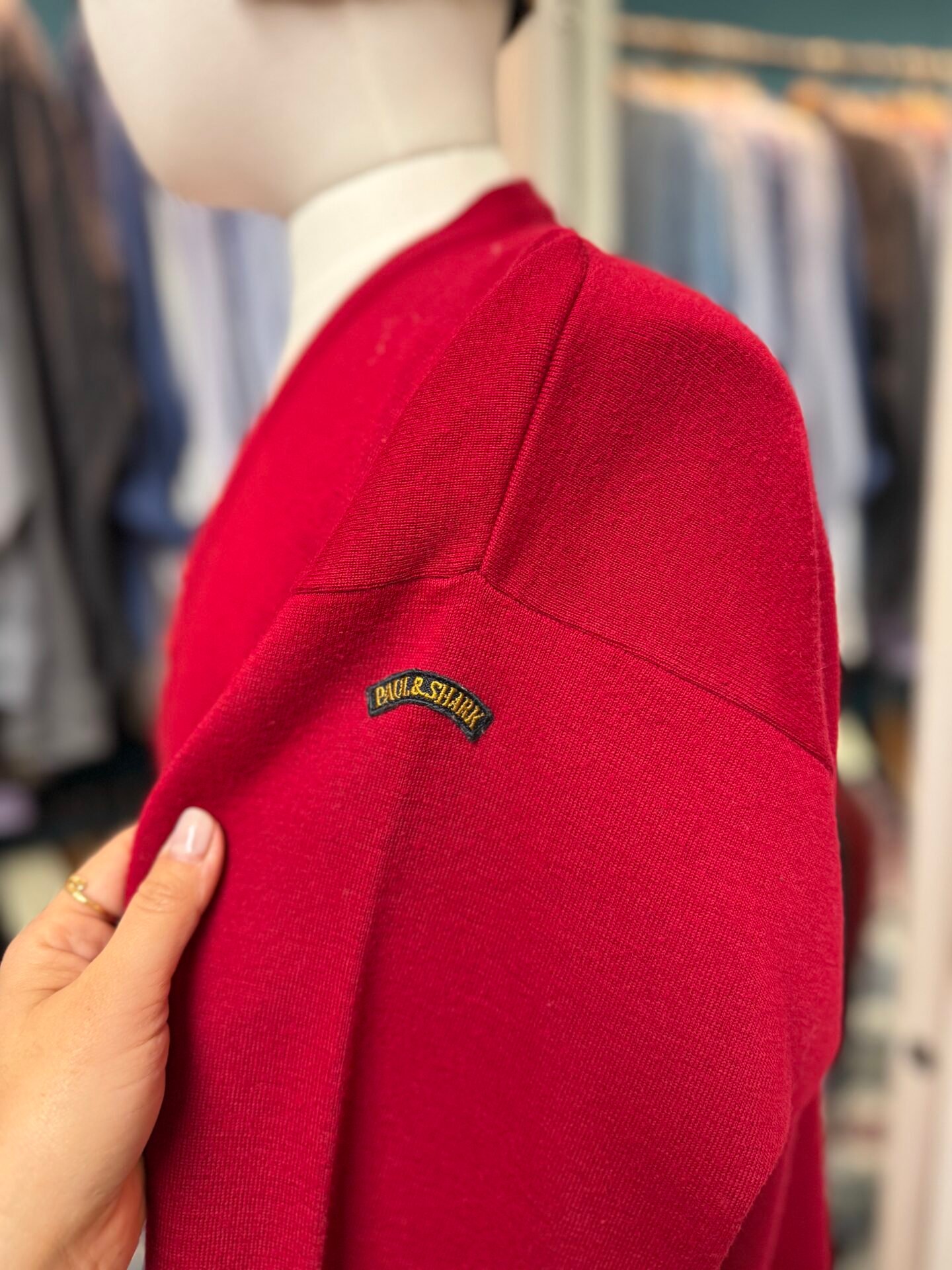 Maglione Paul & Shark rosso XXL