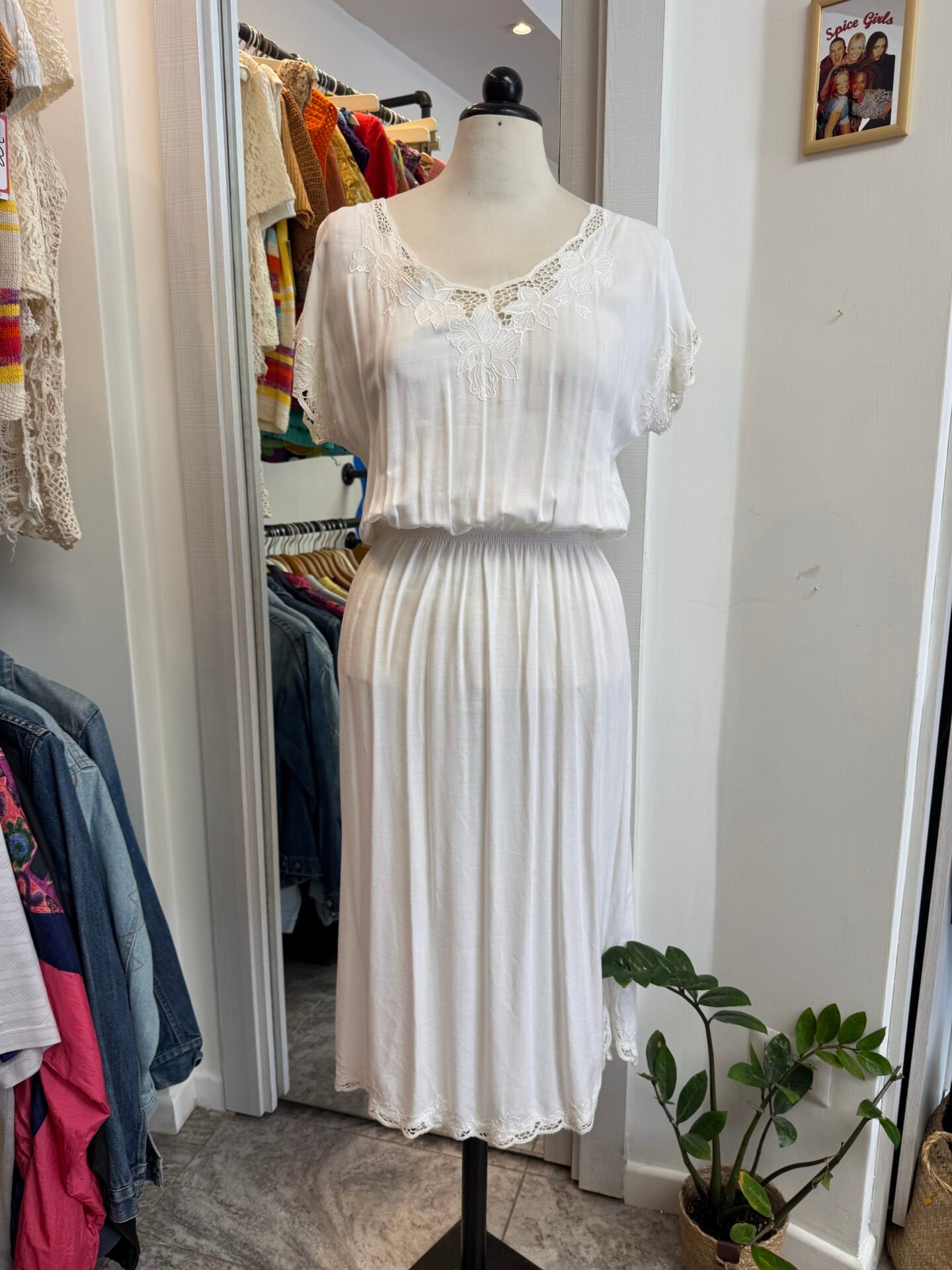 White dress