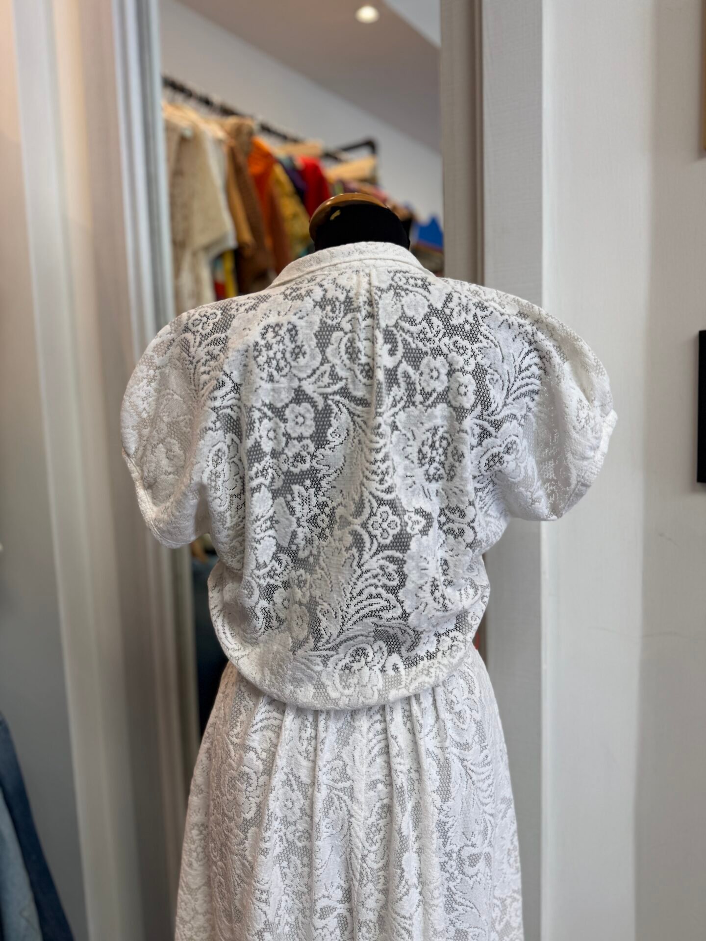 Vestito bianco pizzo