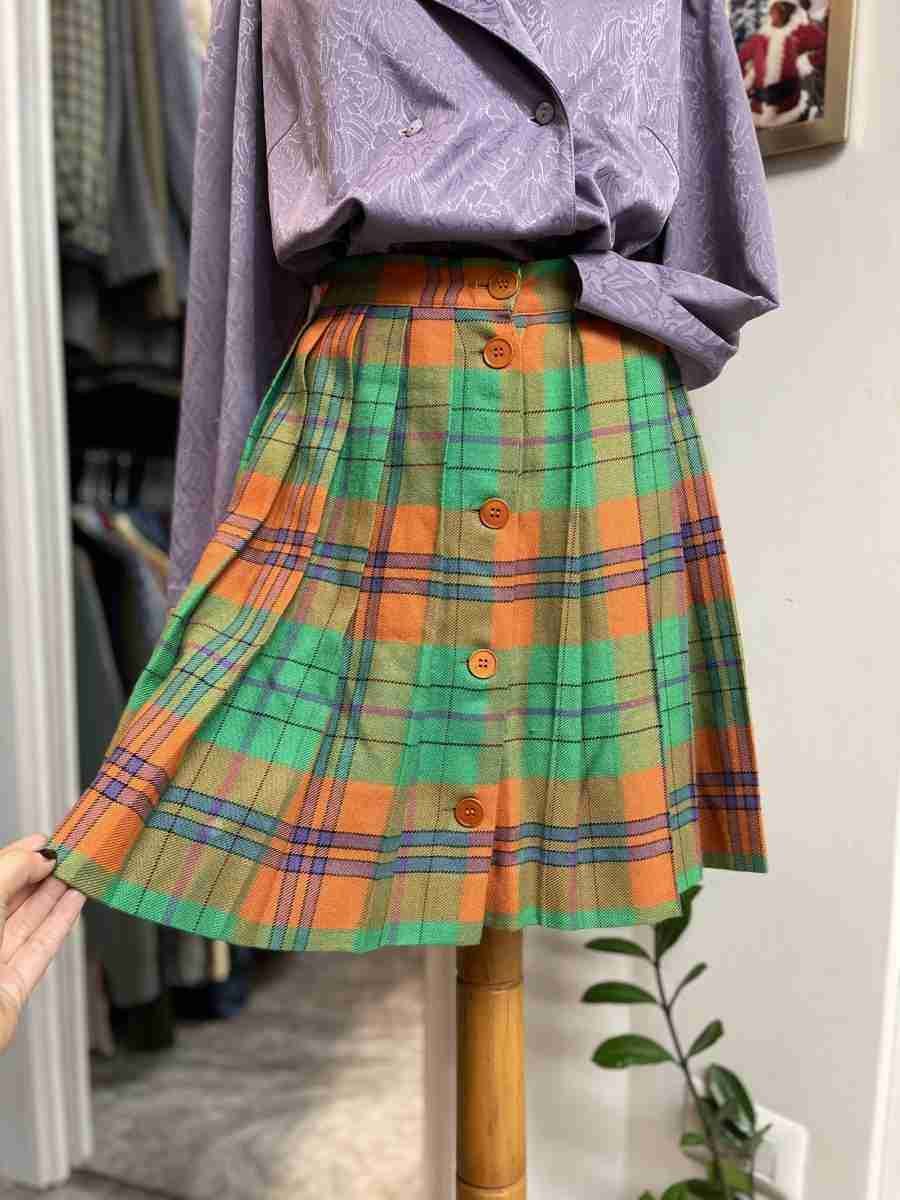 IMG_2917 Gonna tartan arancione