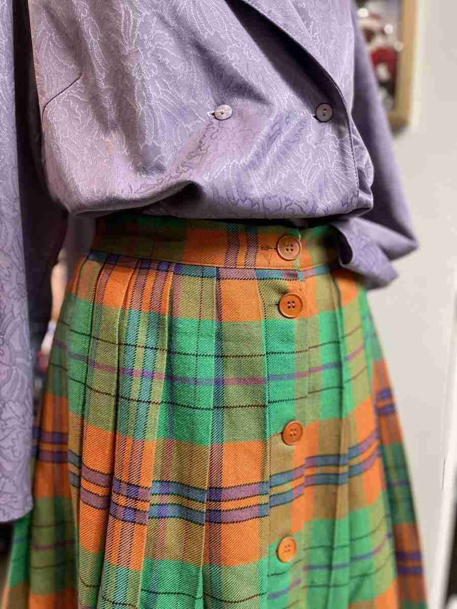 IMG_2918 Gonna tartan arancione
