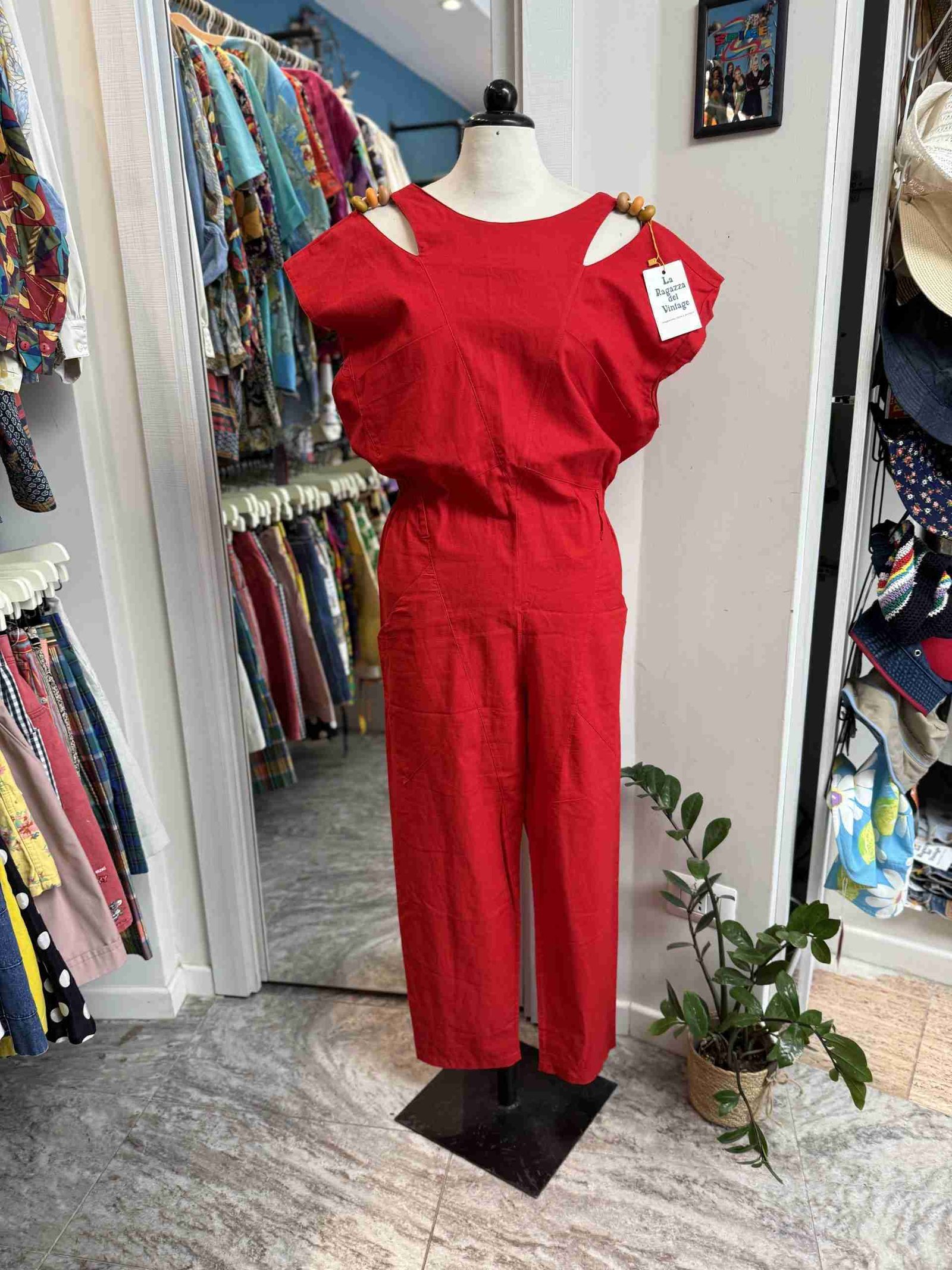 Jumpsuit rossa