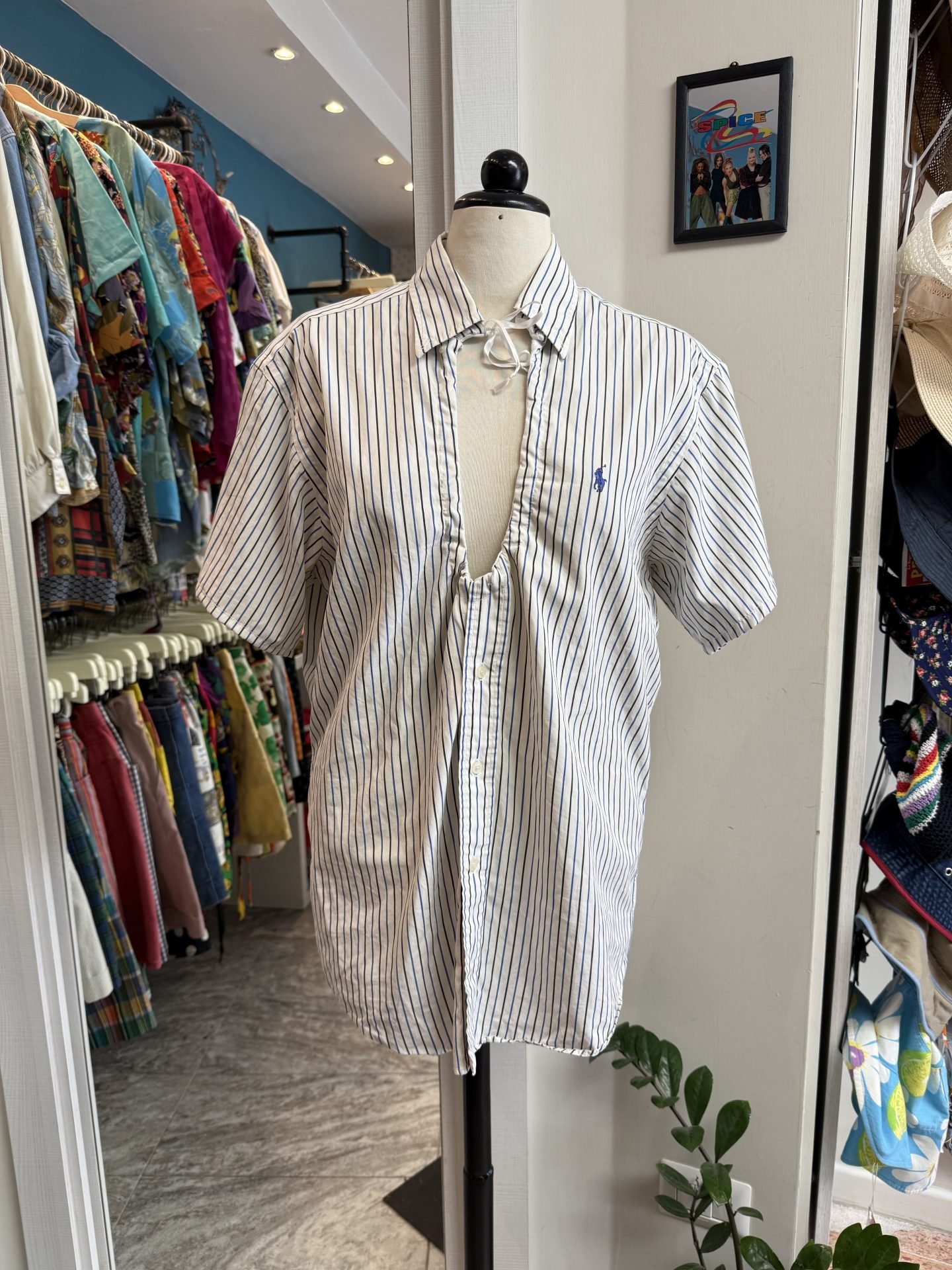 IMG_2960 Camicia upcycled Ralph Lauren + scrunchies