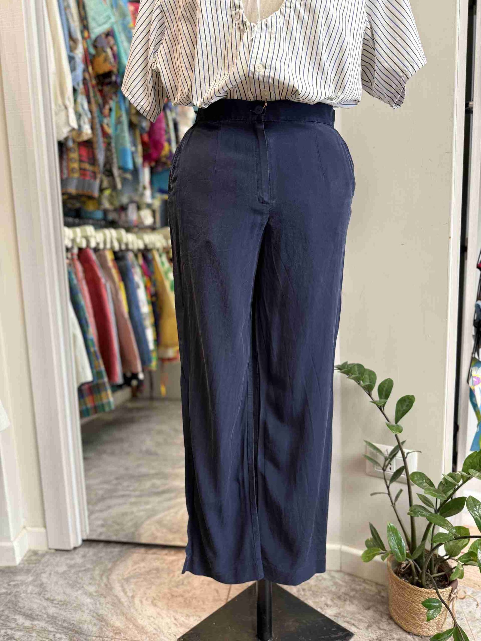 IMG_2966 Pantalone seta blu