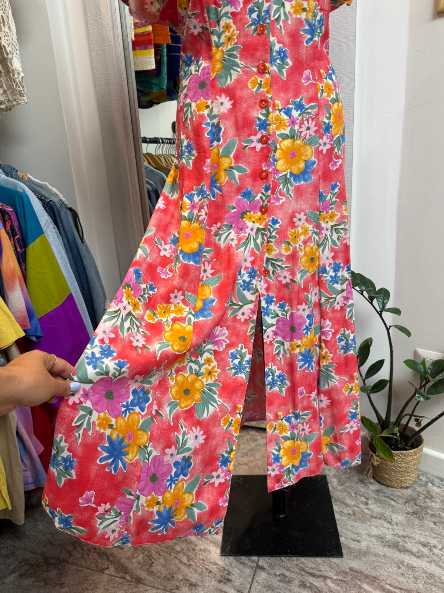 IMG_3471 Vestito rosa floreale