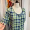 IMG_3485 Vestito Vichy verde e blu