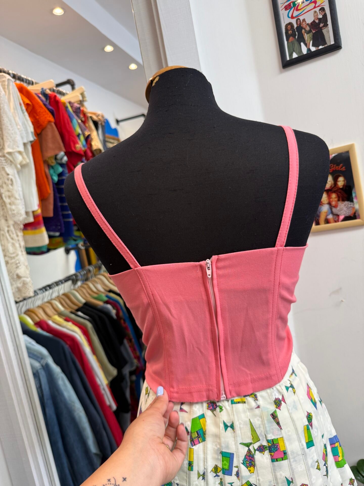 Top rosa
