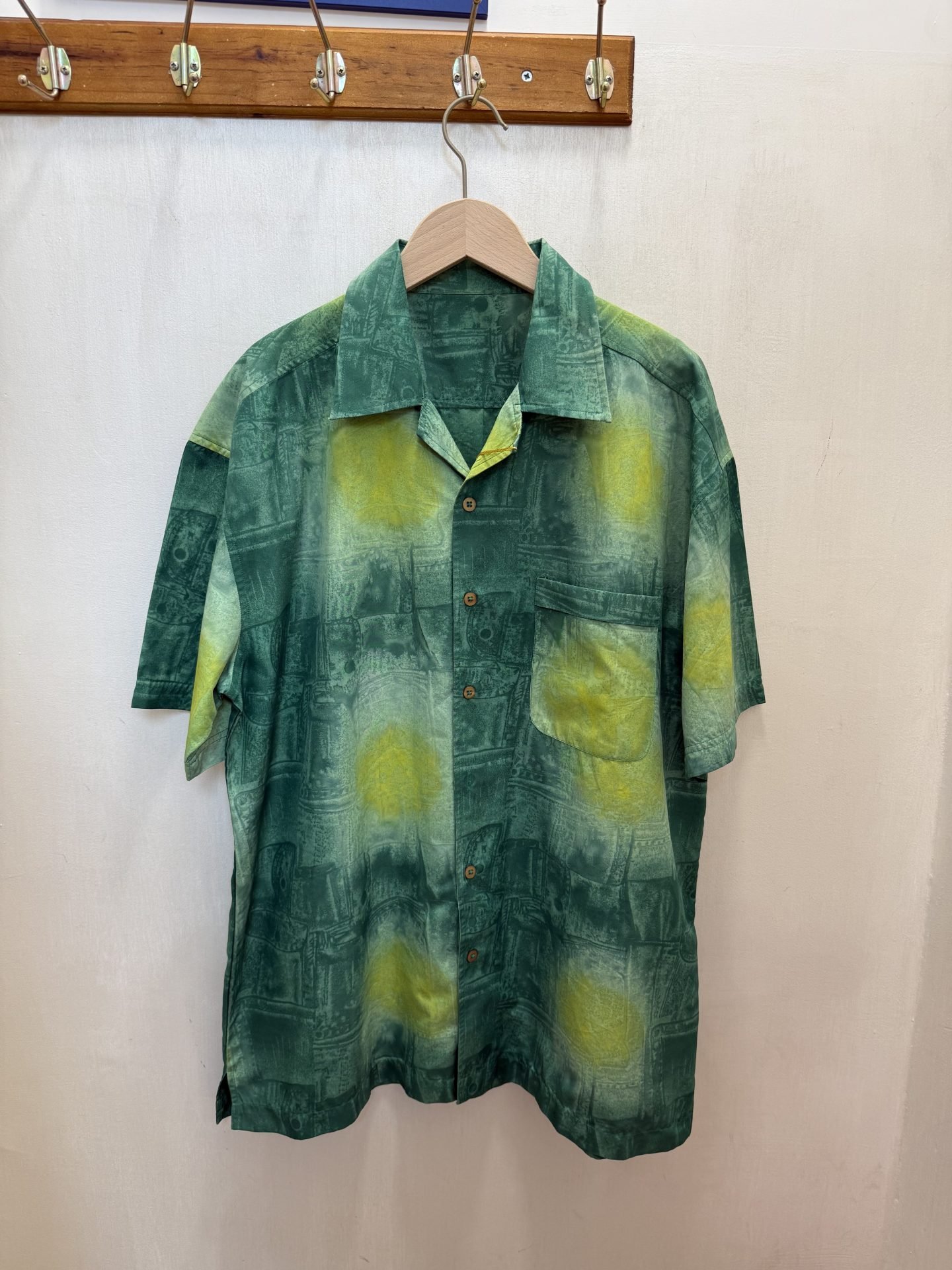 Camicia fantasia verde