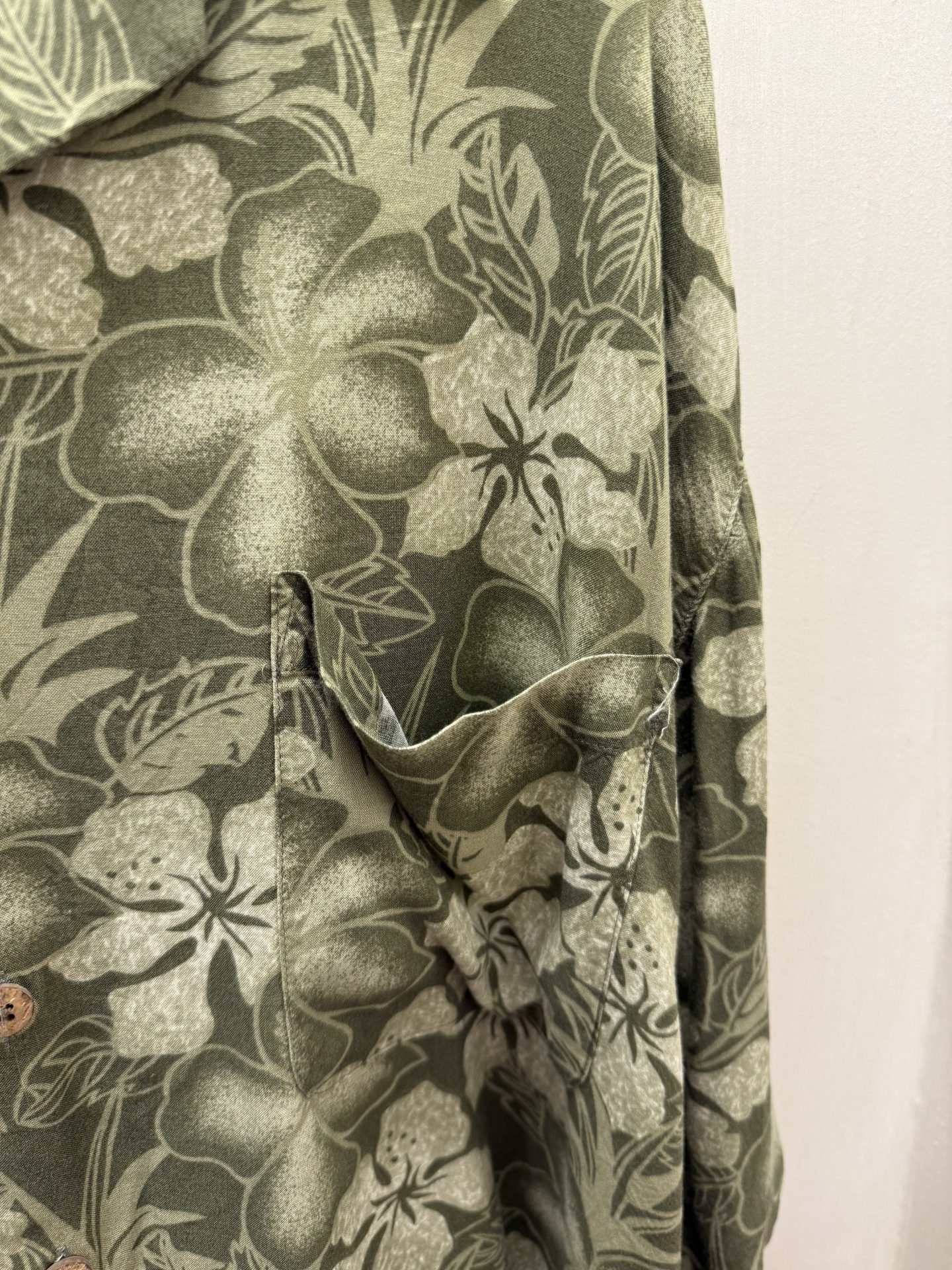 Camicia hawaiana verde