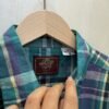 Camicia tartan verde
