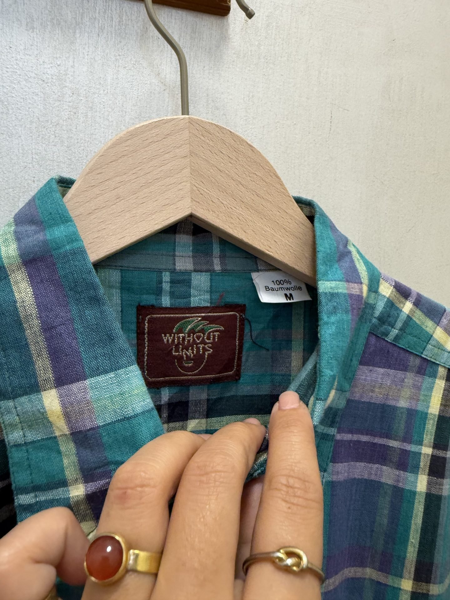 Camicia tartan verde