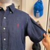 IMG_4012 Camicia Lino Ralph Lauren blu M