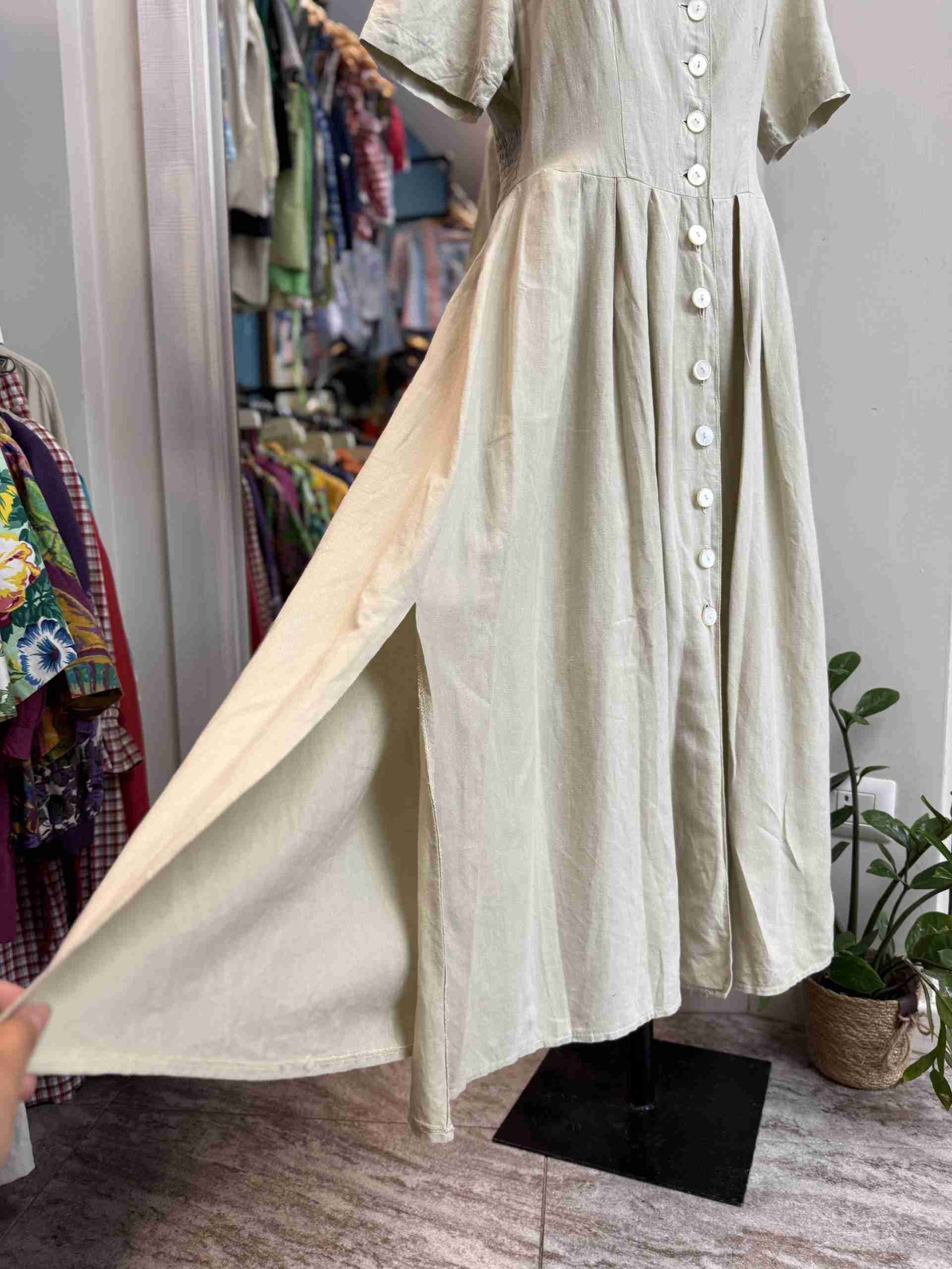 IMG_4068 Vestito beige lungo