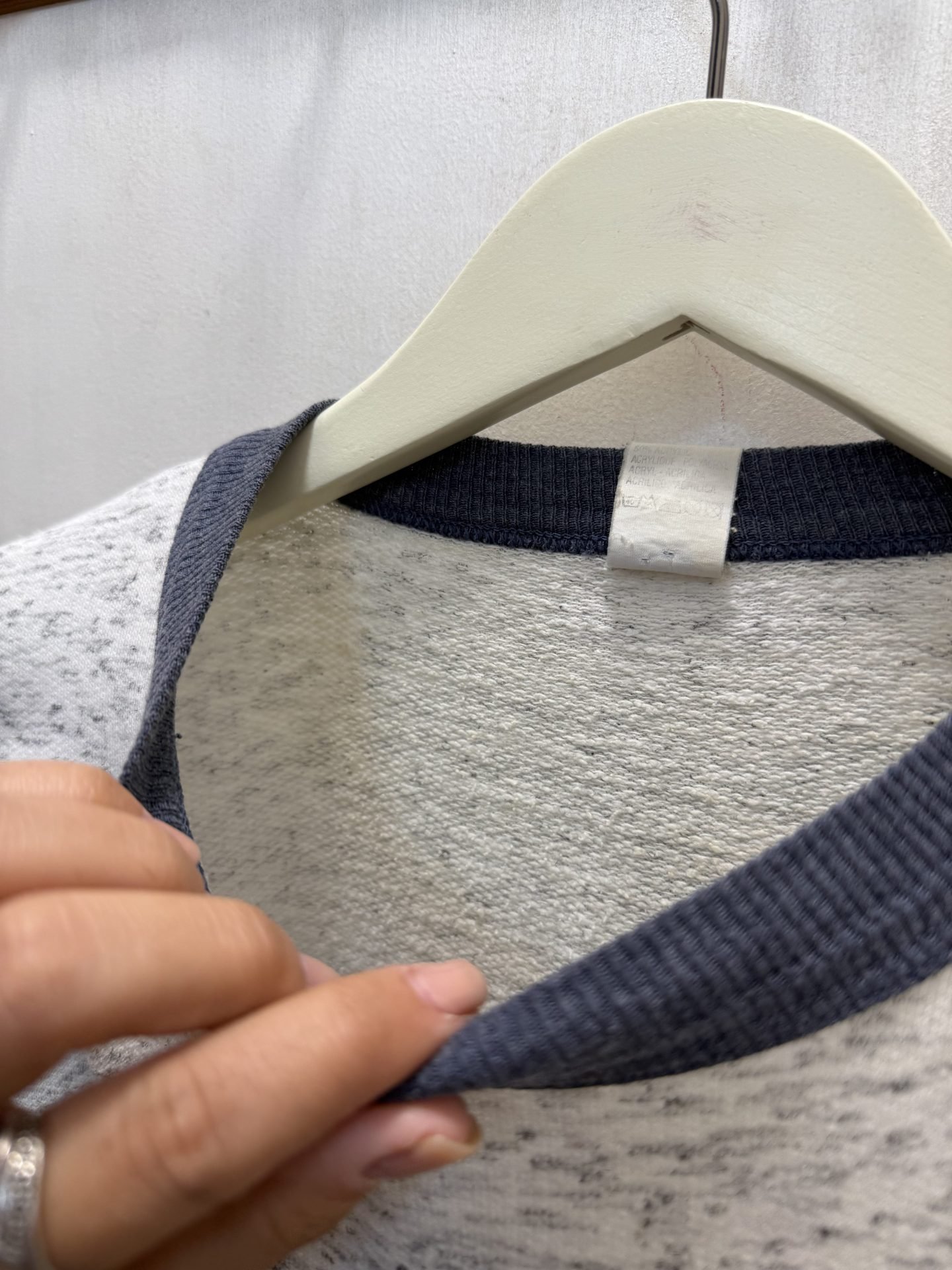 Felpa grigia American