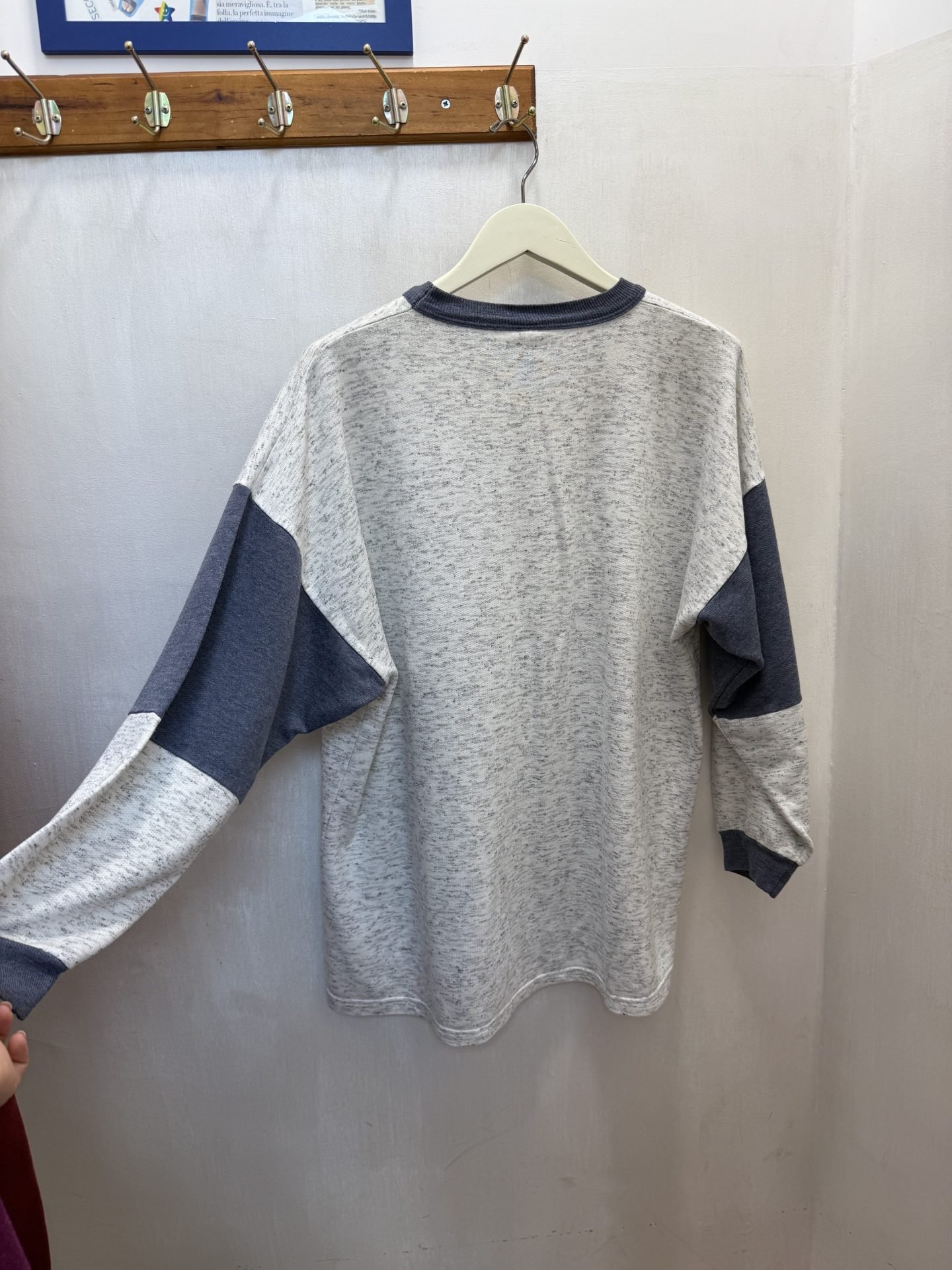 Felpa grigia American