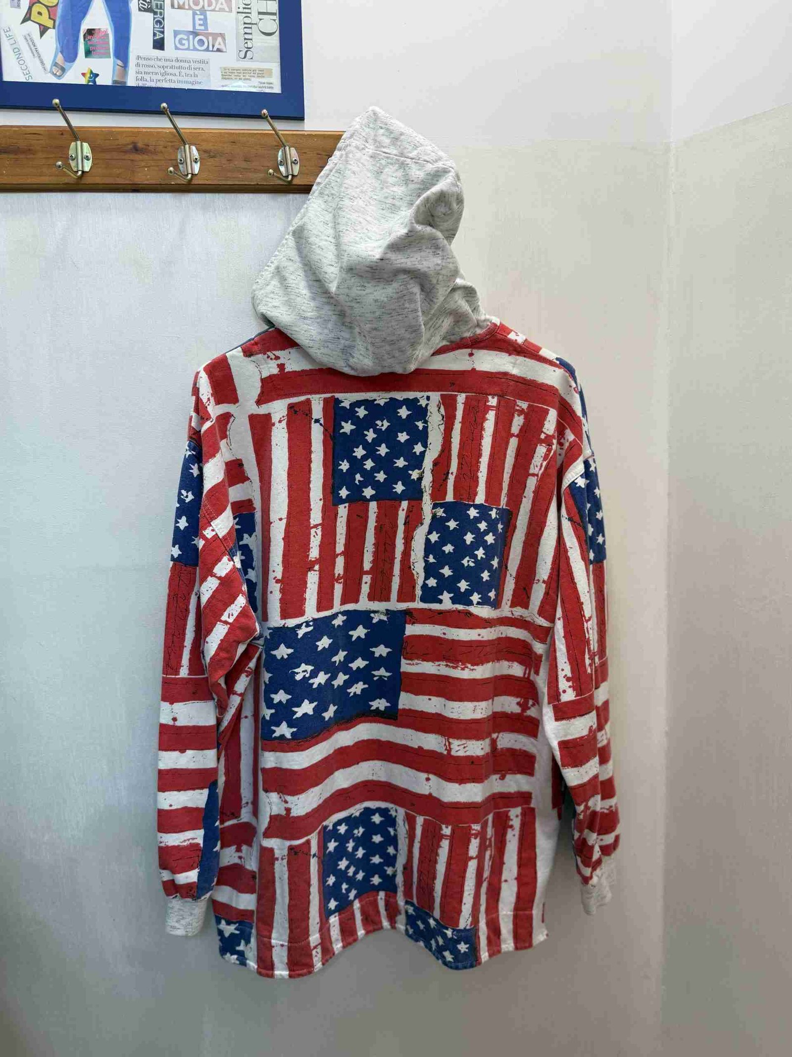Felpa bandiera americana