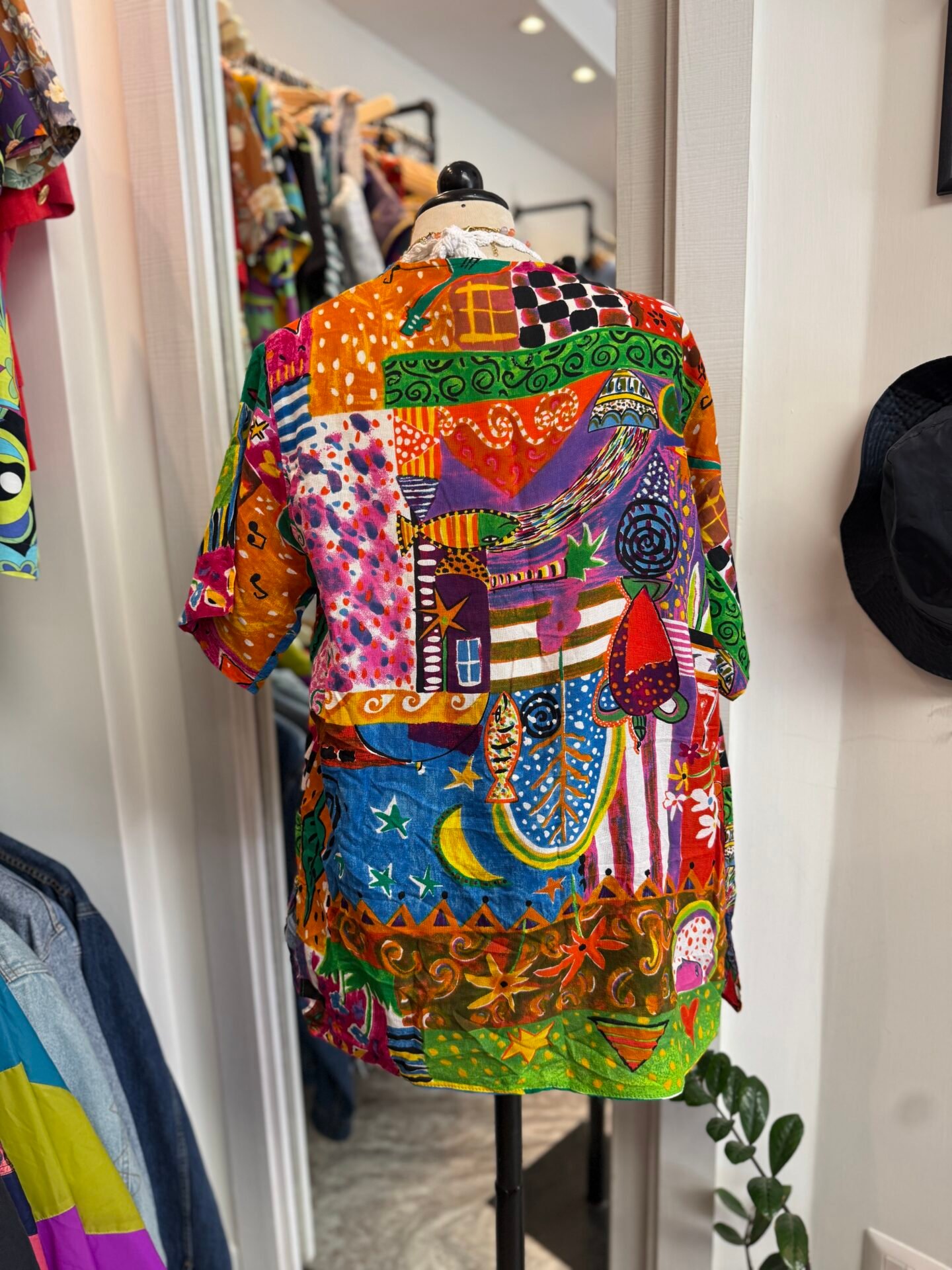 Camicia multicolor