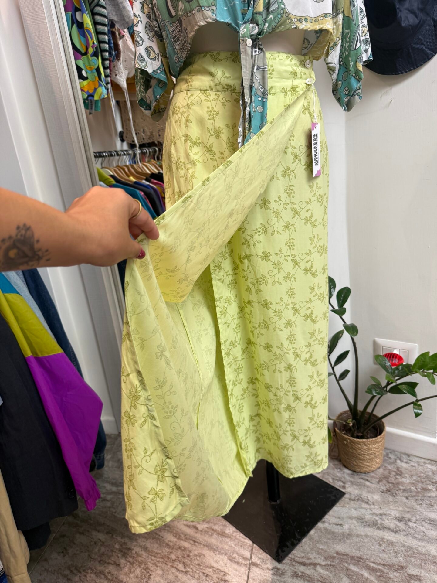 Gonna verde lime