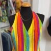 Vestito righe multicolor
