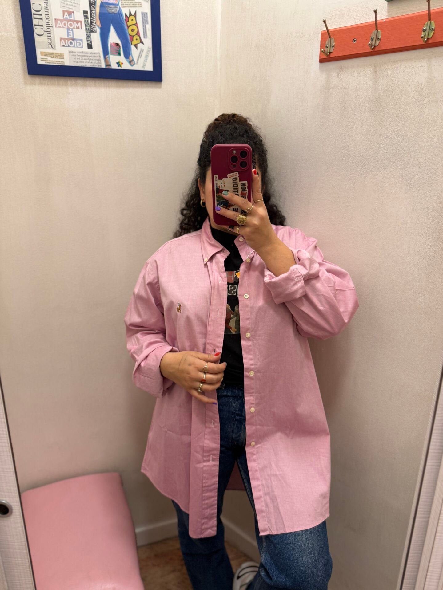 Camicia Ralph Lauren Rosa