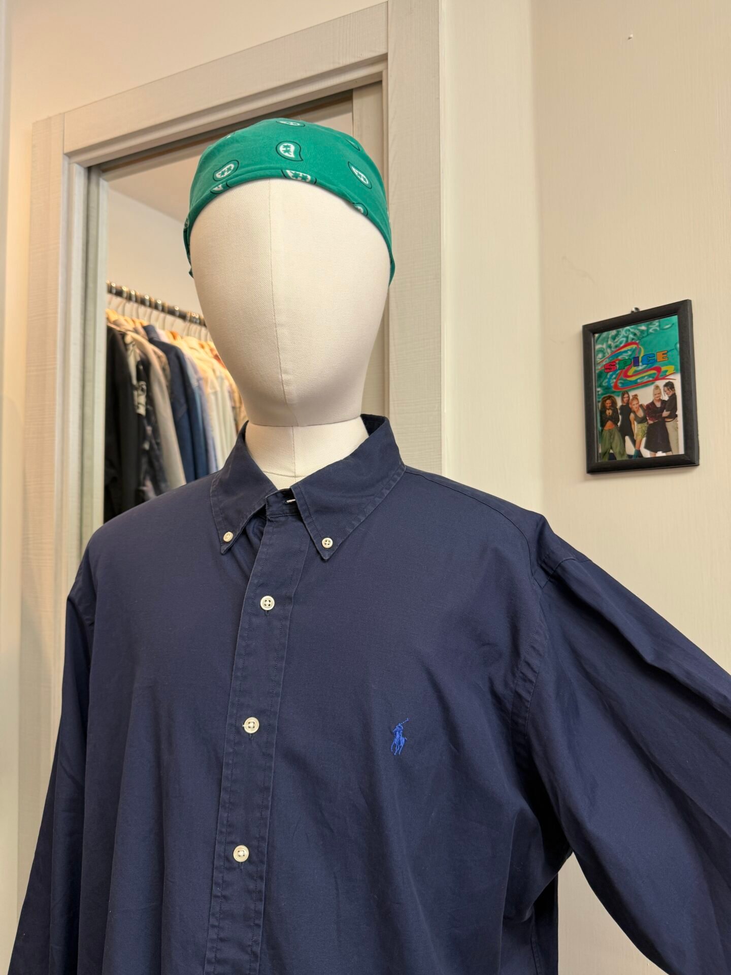 Camicia Ralph Lauren blu notte
