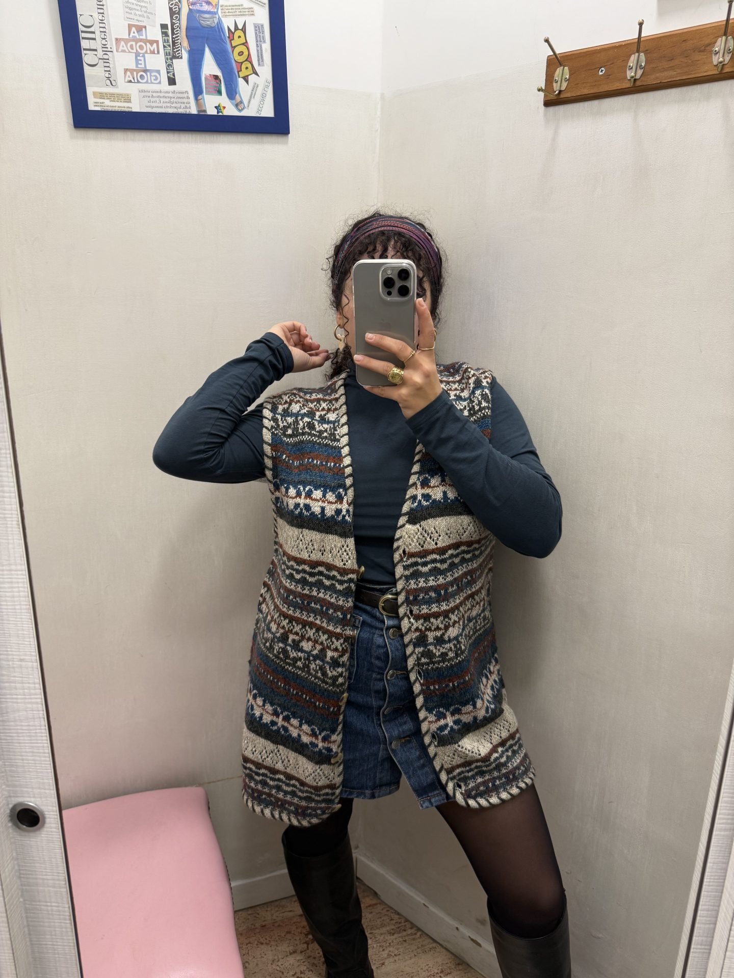 IMG_4614 Gilet lungo fantasia