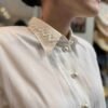 IMG_4694 Camicia bianca con colletto ricamato