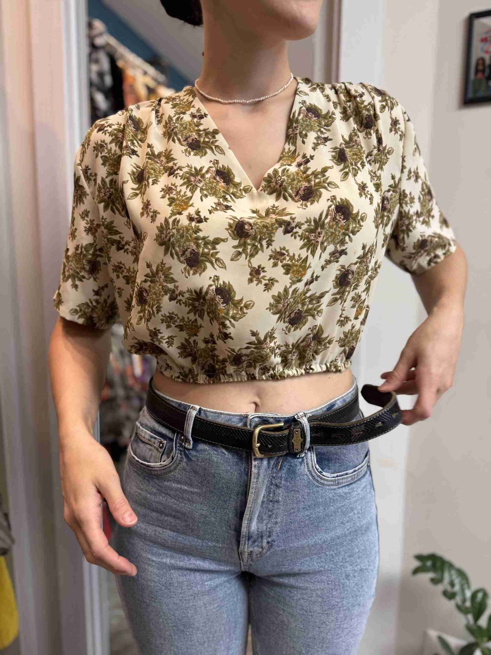 IMG_4714 Camicia Crop + scrunchies