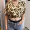 Camicia Crop + scrunchies